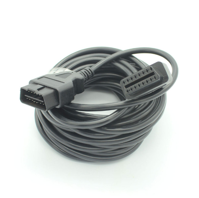 US STOCK: 10 Meters Car OBD2 16PIN Male to Female Extension Lan cable Connector