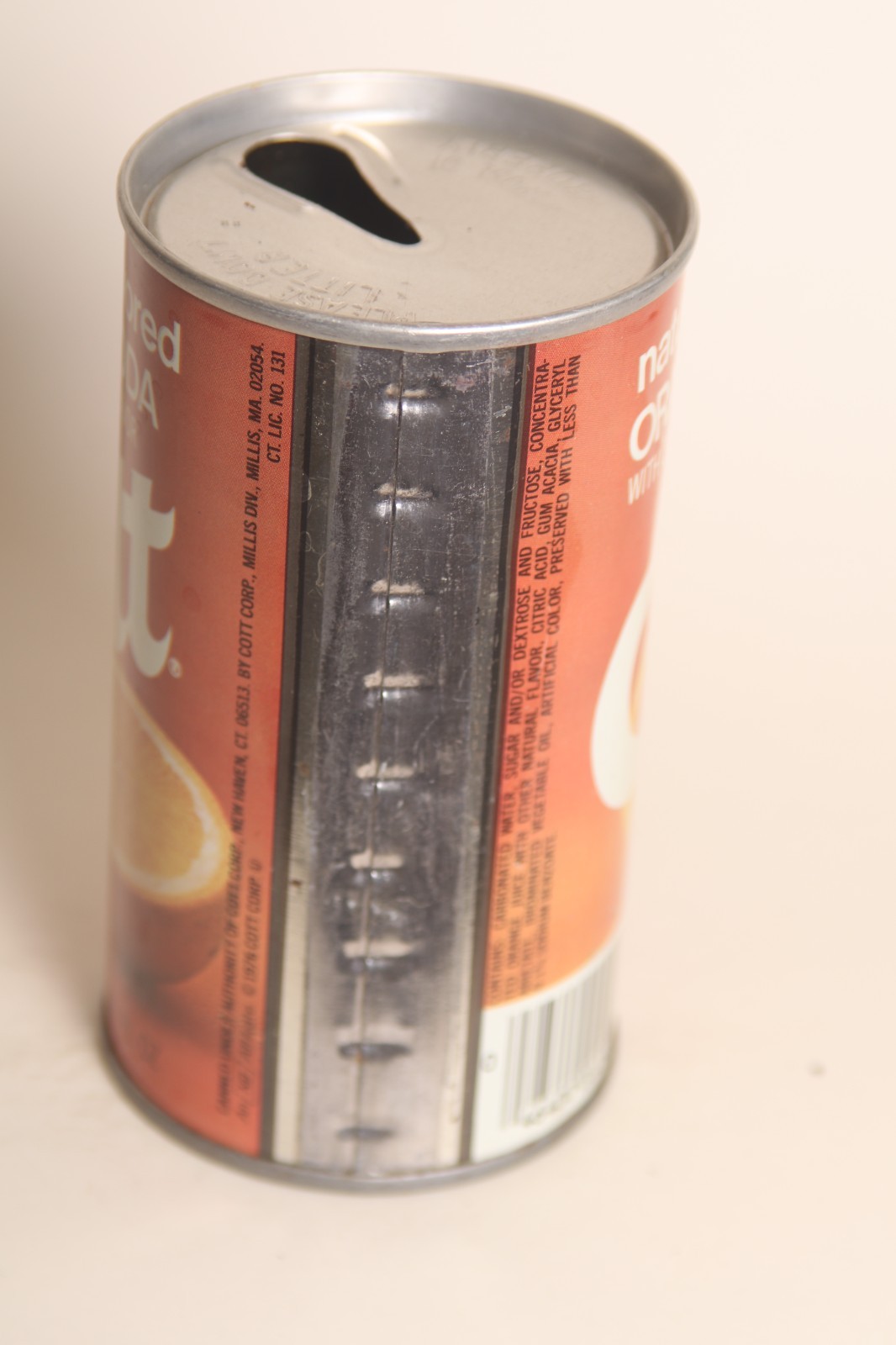 Cott Orange soda can