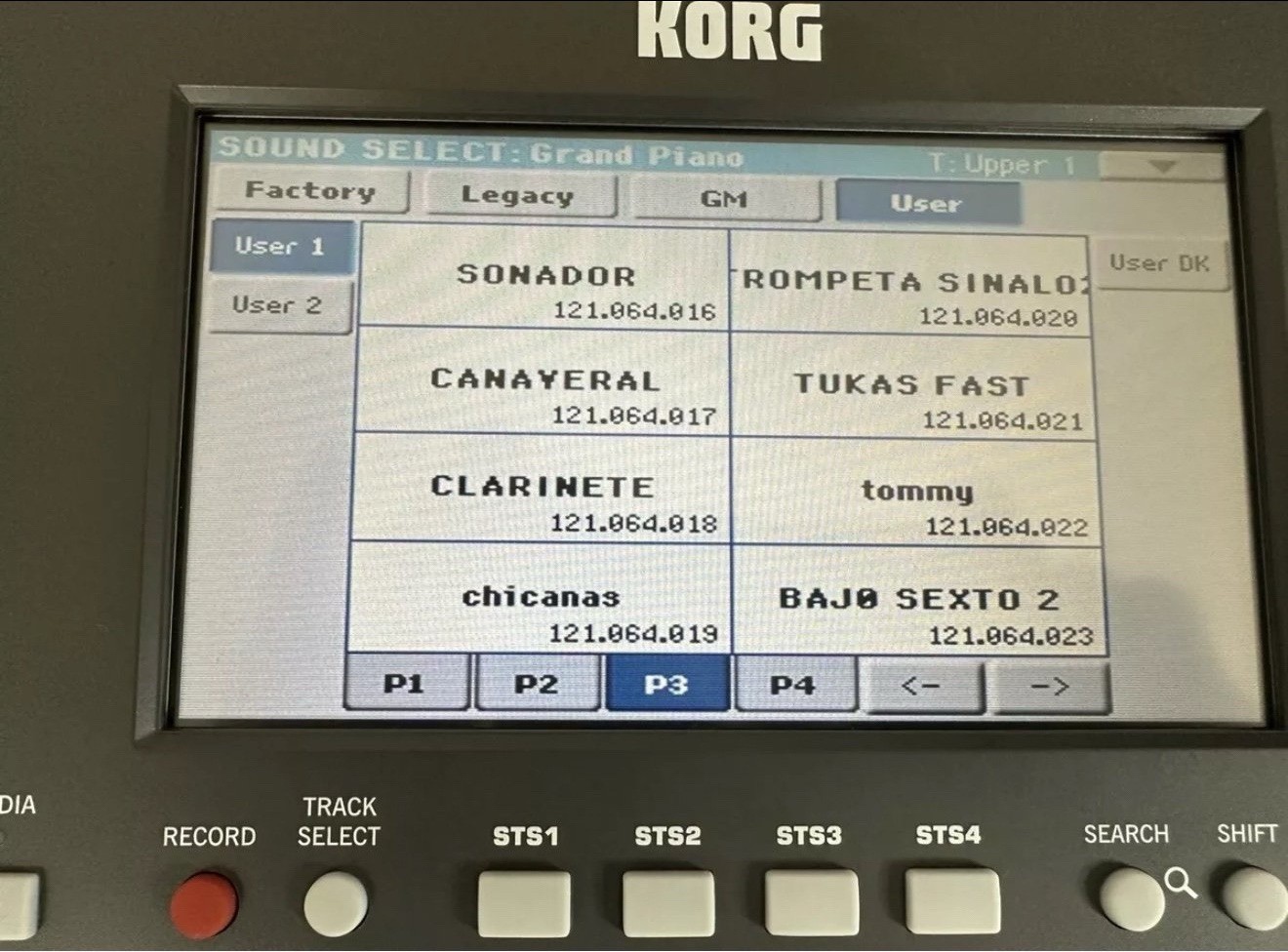 Samples  Para teclado  korg Pa 600/900 Y 3X En Una USB (115 samples)