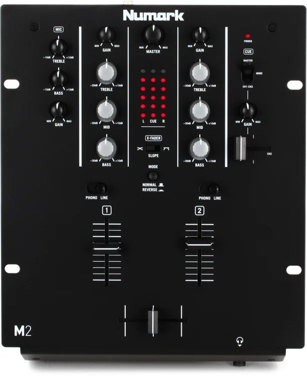 Numark M2 Scratch Mixer 2-channel DJ Mixer