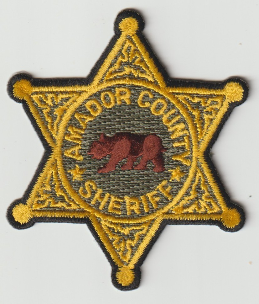Amador County, California Sheriff Patch!