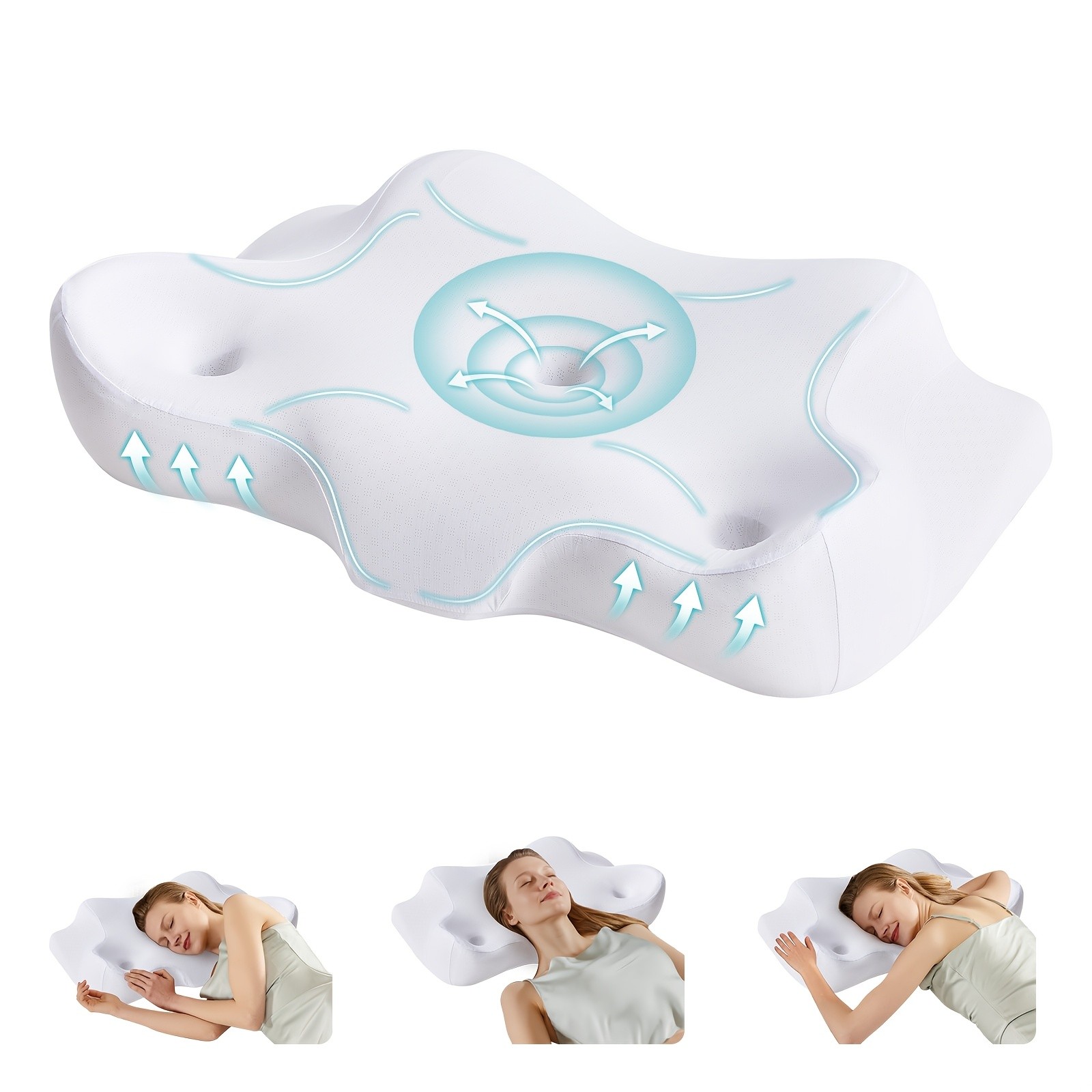 White Neck Pillow