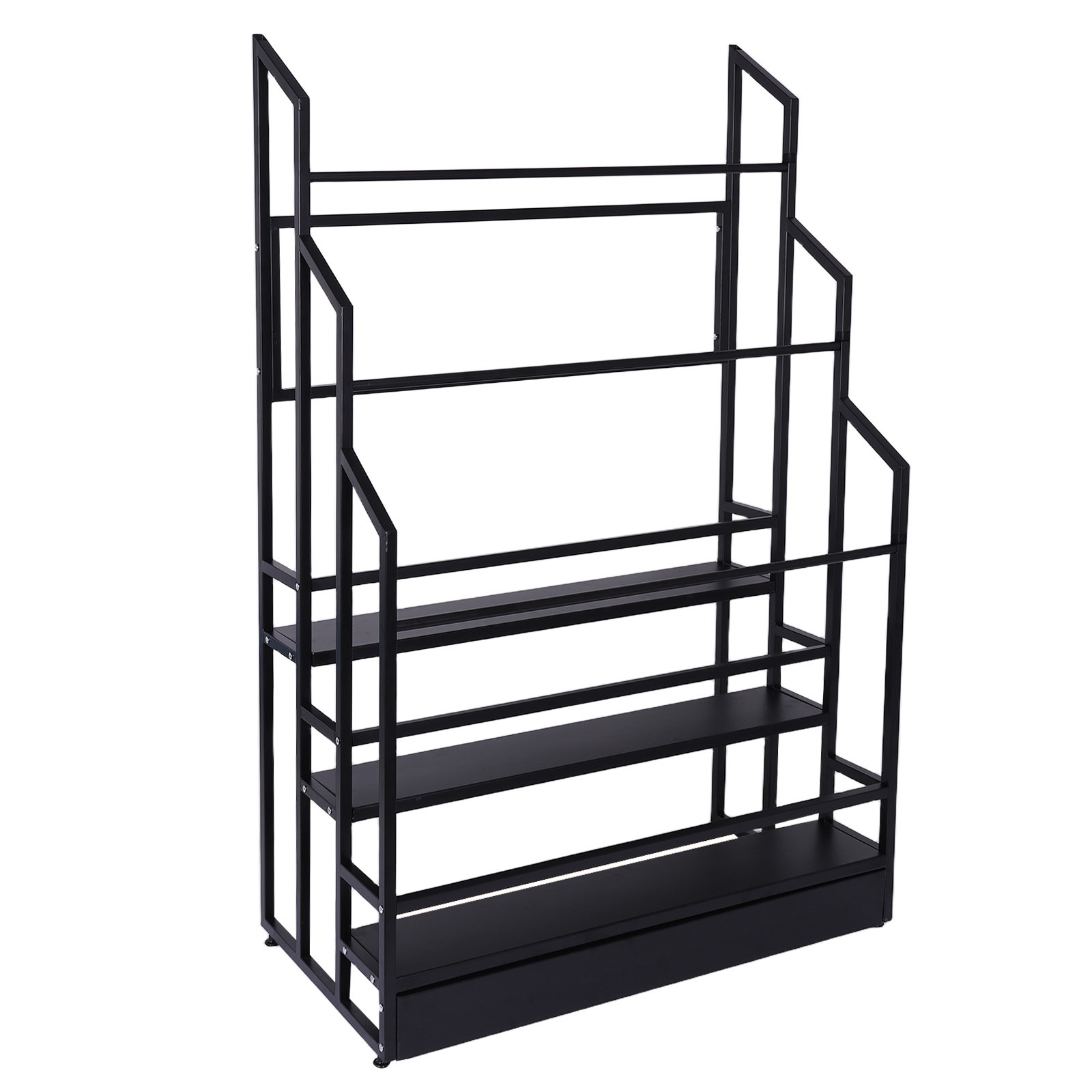 Commercial Textile Fabric Roll Organizer Holder 3 Tier Vinyl Rack Heavy Duty Met
