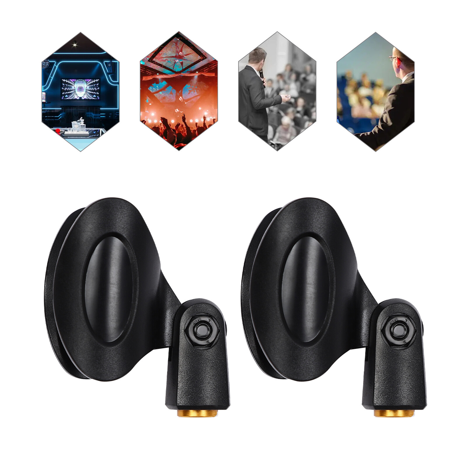 Microphone Clips Microphone Mic Clip Holders Universal Microphone Clip Holder US