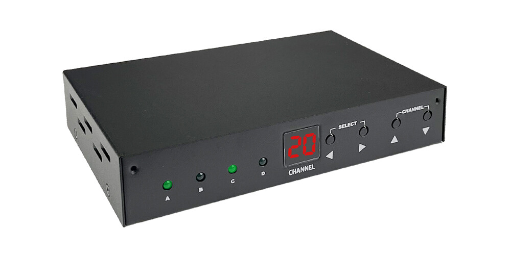 4-Channel Analog RF Coax Modulator With 4 RCA Inputs For NTSC System