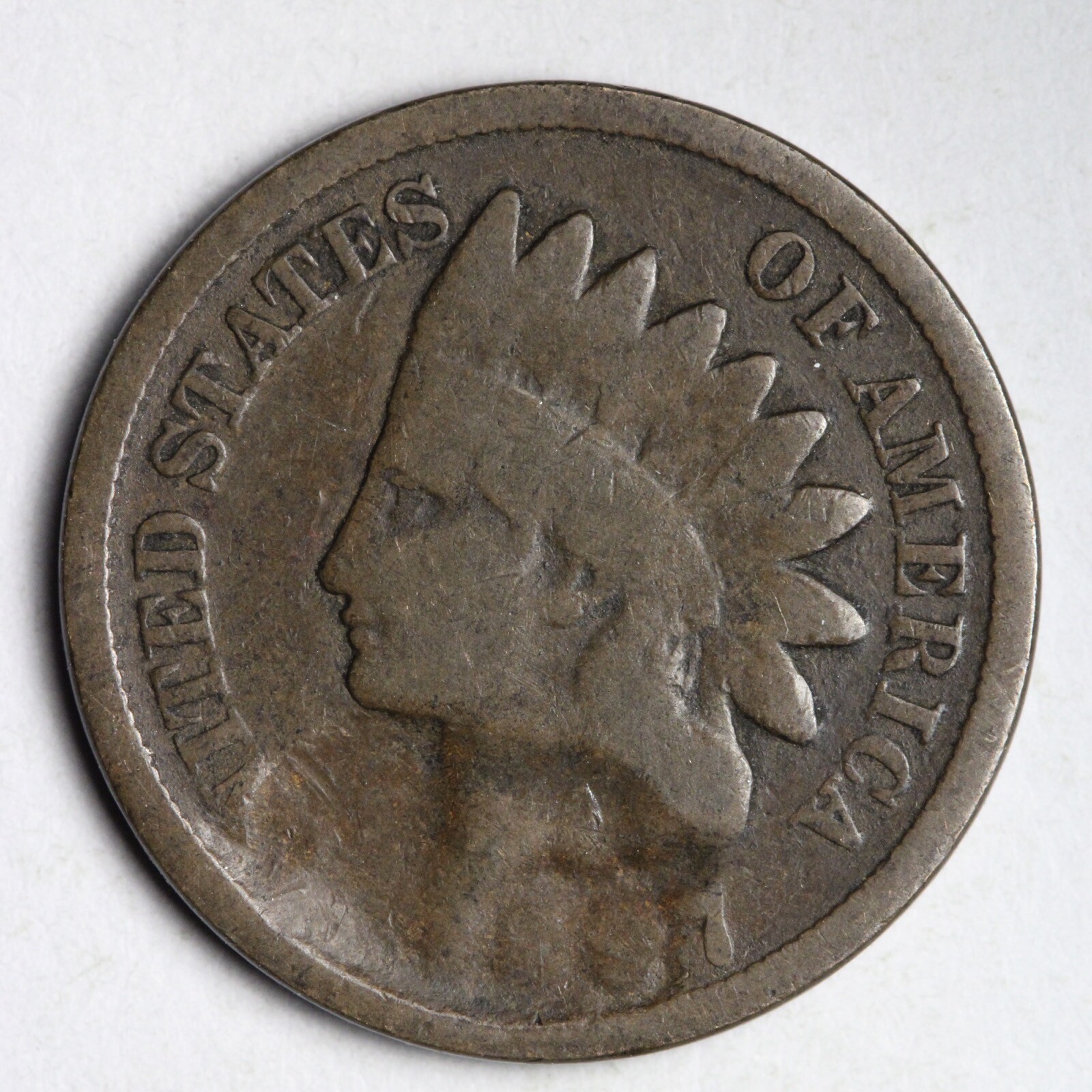 1897 ERROR OBVERSE Indian Head Cent Penny E108 TAC