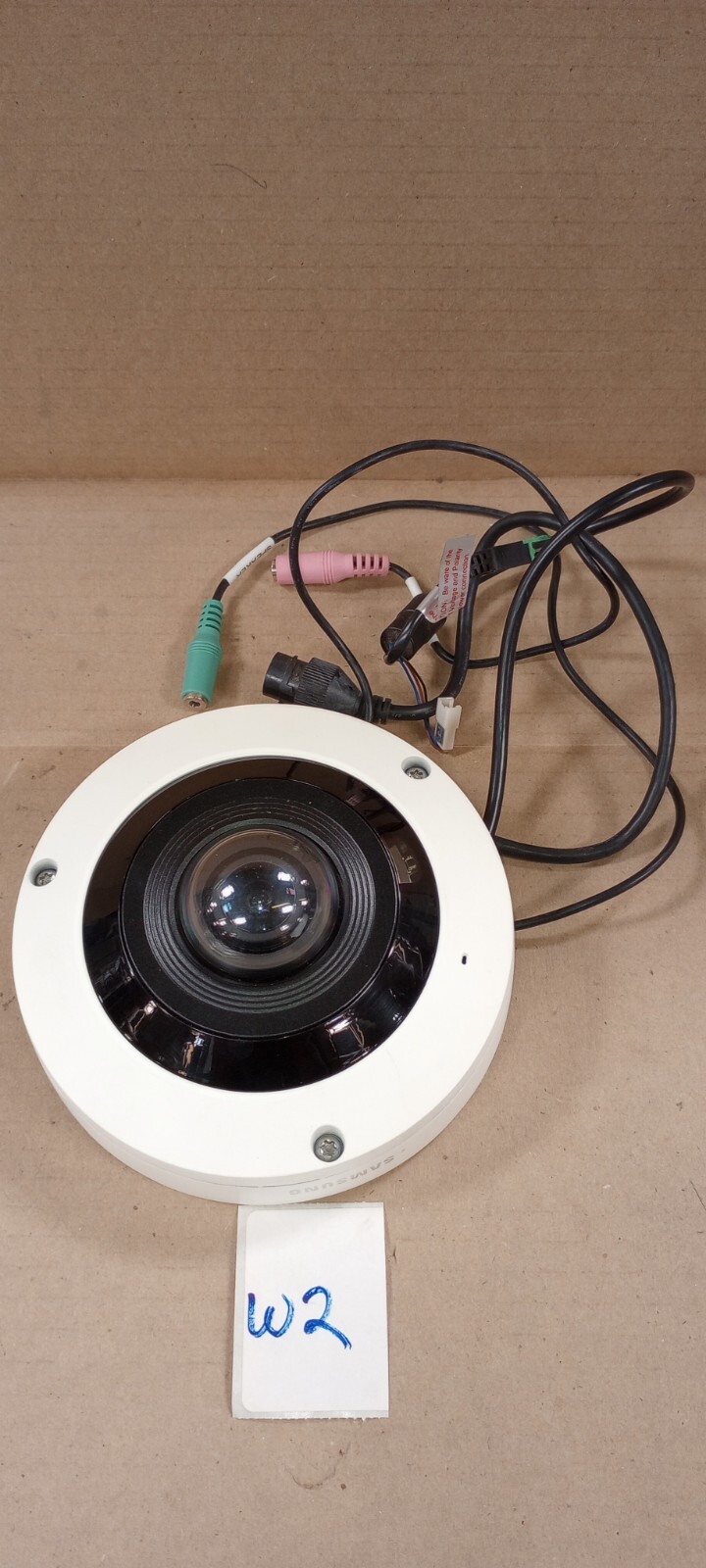 WiseNet used DEMO  PNF-9010RN 12mp Fisheye IP Camera Hanwha Techwin