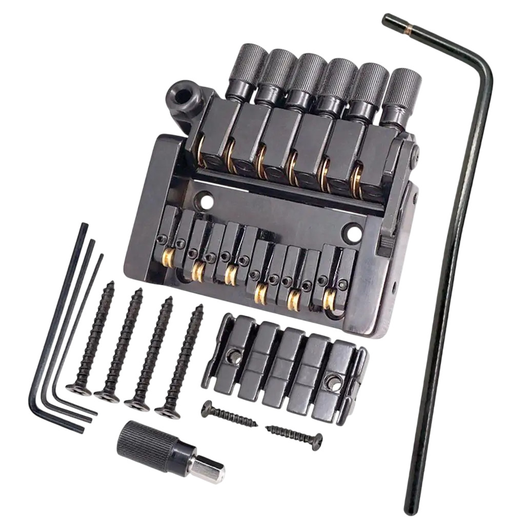 1 Set Black Headless Bridge Tremolo Fit Steinberger,Kiesel,Strandberg ,Cort