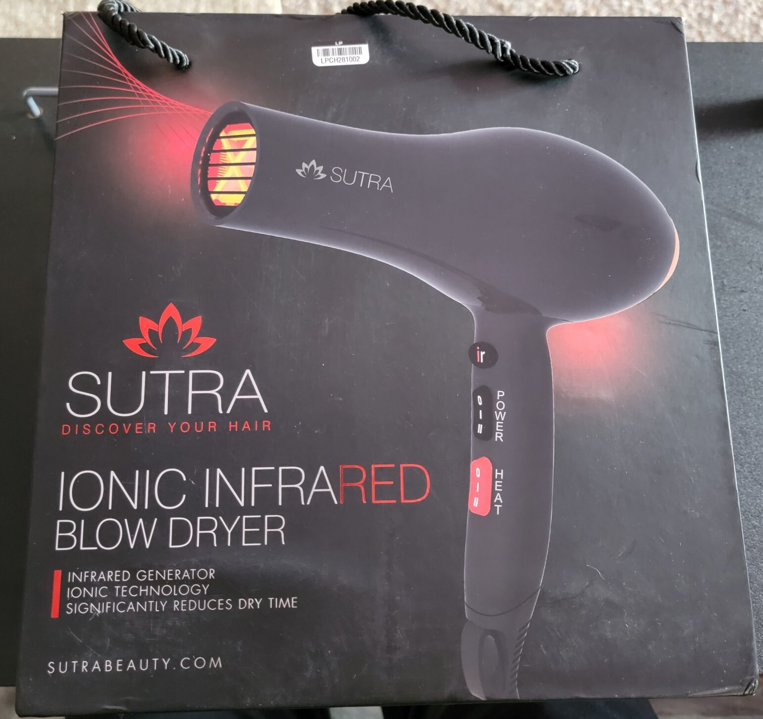 Sutra Ionic Infrared Professional style Blow Dryer Black 1875 WATTS Used