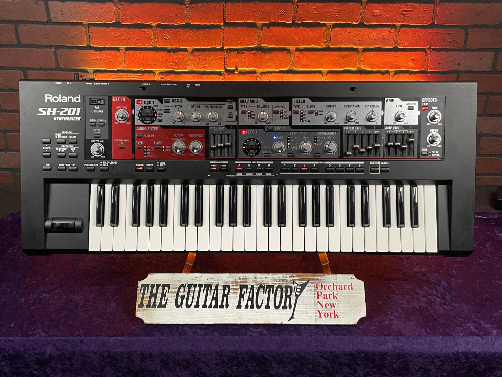 Roland SH-201 49-key analog-modeling synthesizer