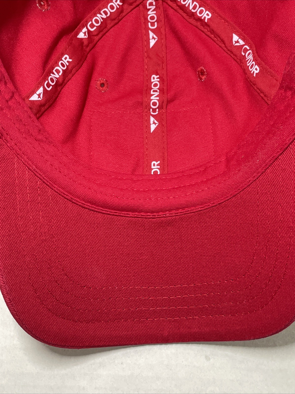 Condor Tactical Hat Red With Huntsman Leadership Summit Patch