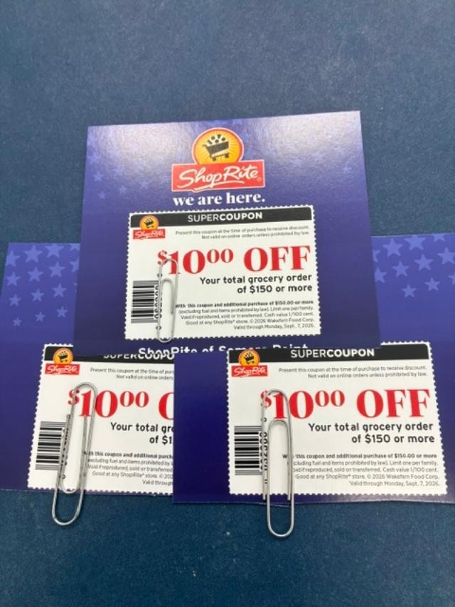 set of 3 shoprite 10 off 150 good till 9/6/26