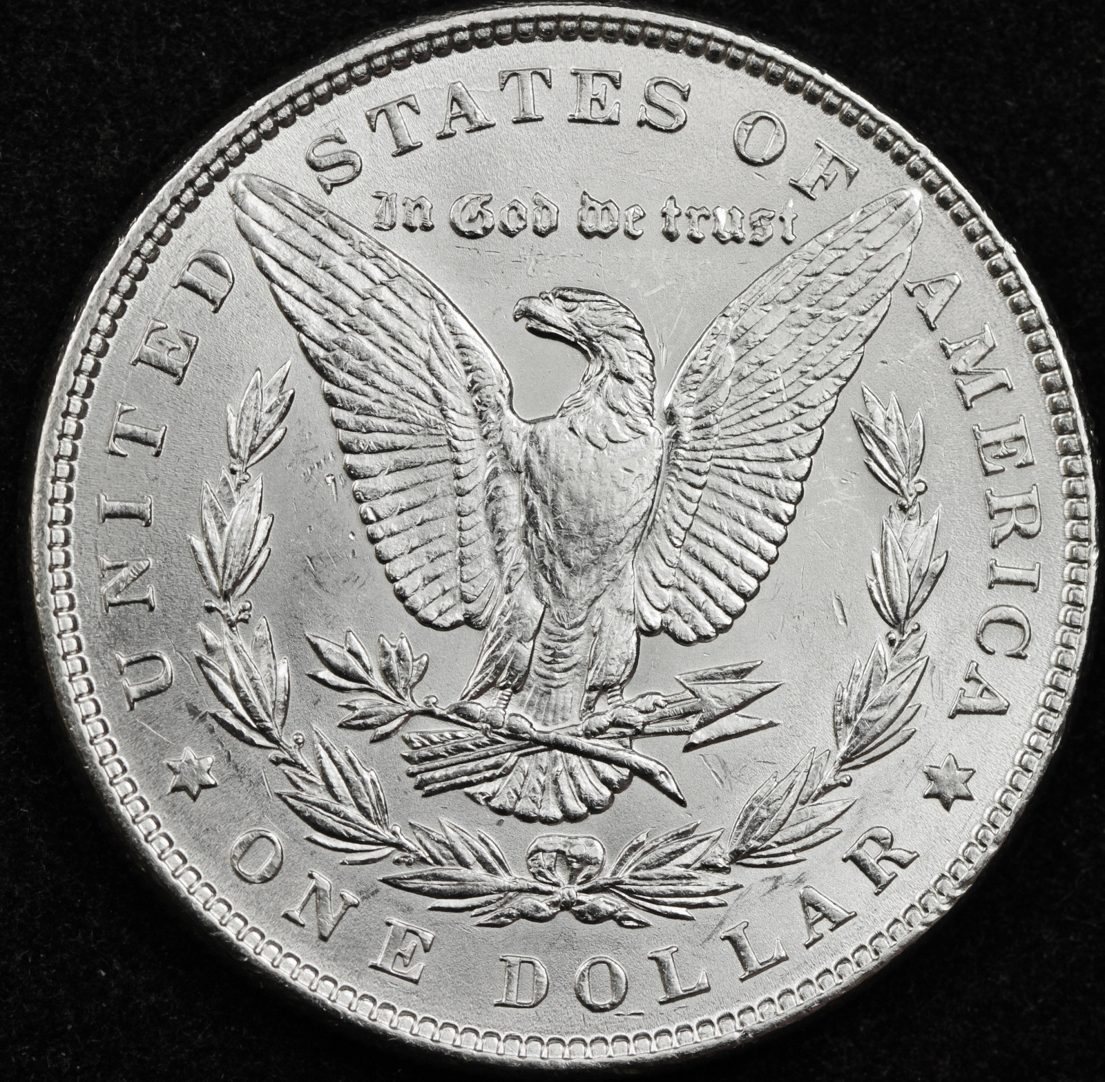 1885 Morgan Silver Dollar. B.U. (Inventory A)
