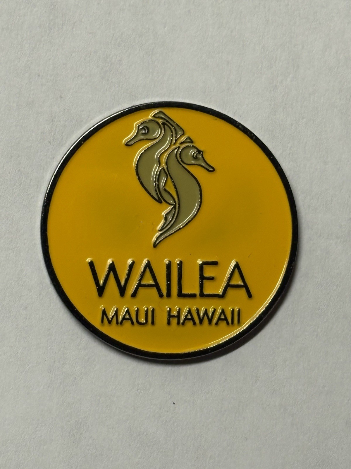 Wailea Golf Club 1" Coin Style Golf Marker - Maui, Hawaii - A Beauty!