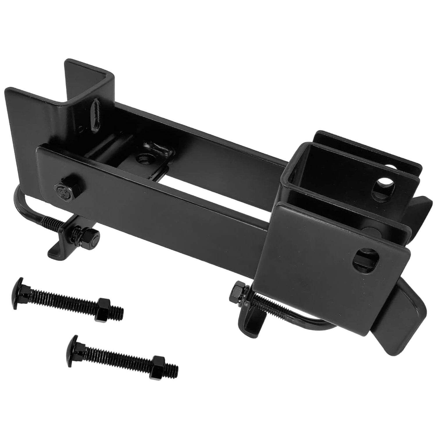 Secure Double Gates with Chain Link Latch