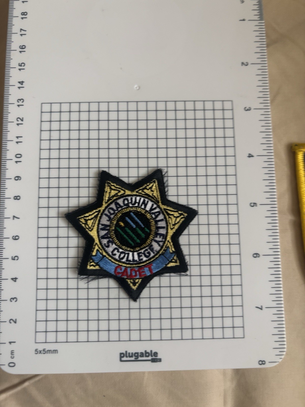 San Joaquin Valley California College Police Cadet Patch