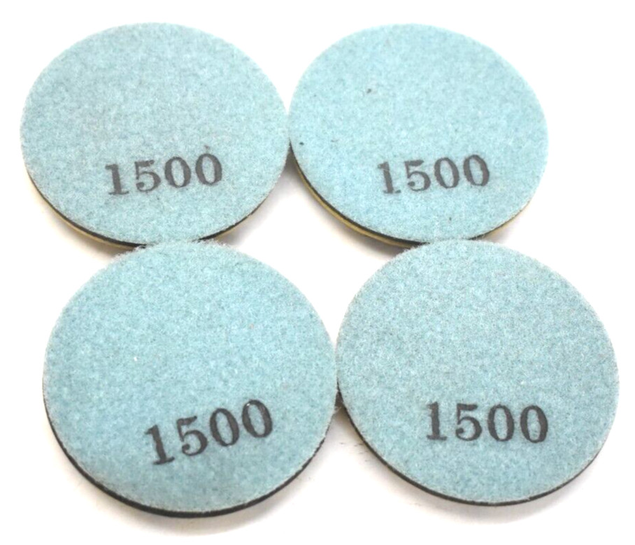 Lot of 4 PPS 3" Copper bond Hybrid Transitional Diamond Pad 1500 Grit 3PPR1500