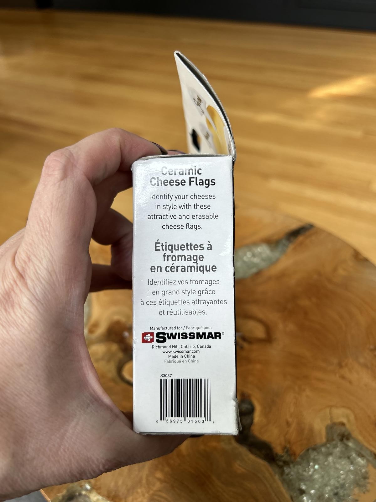 Swissmar Ceramic Cheese Flags Set