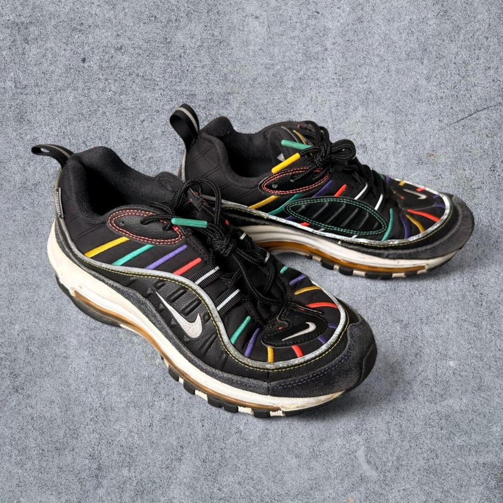 Nike Air Max 98 Multi Color Rainbow Sneakers