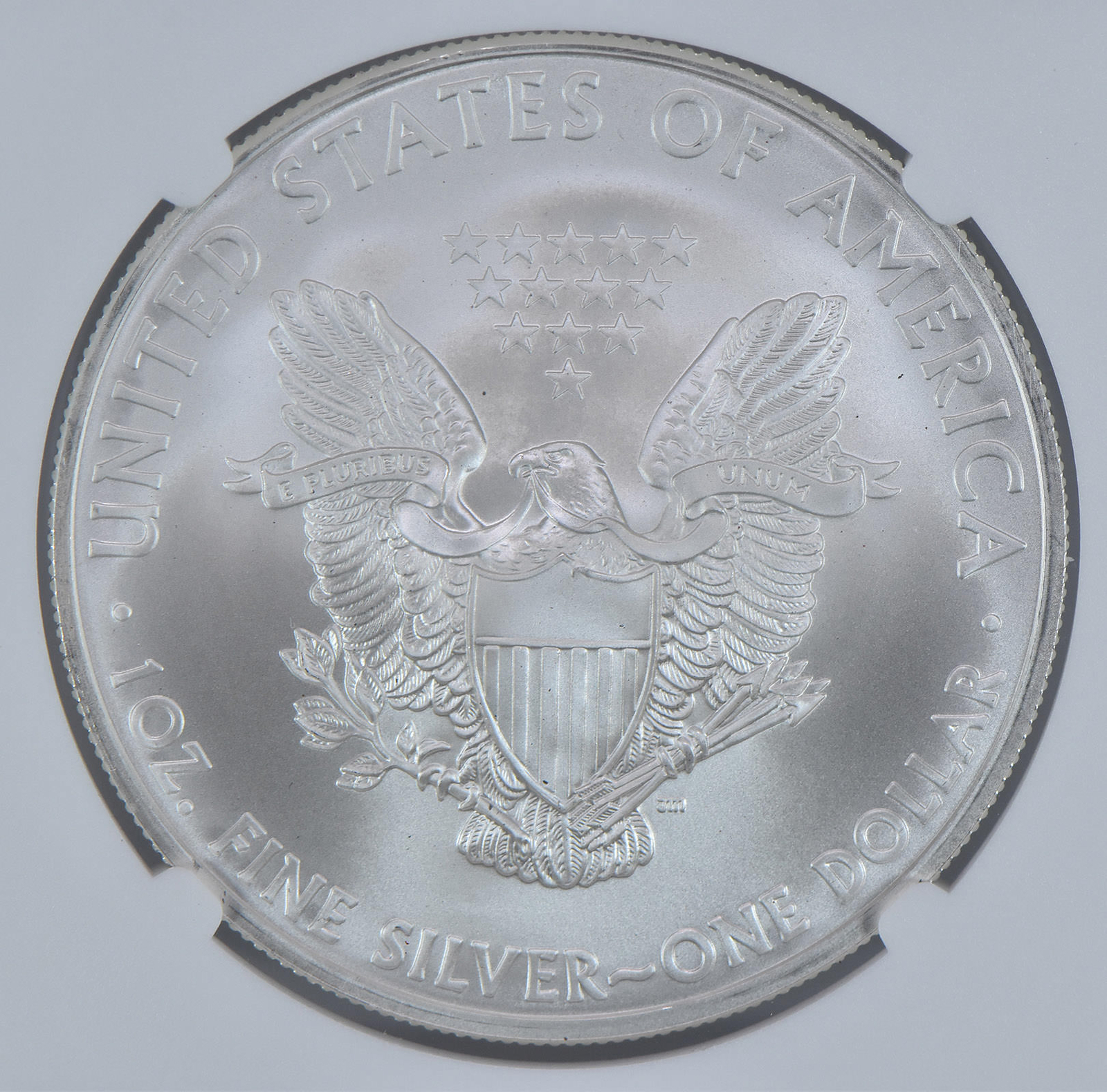 2008 American Silver Eagle Mint State 10 NGC X NGCX