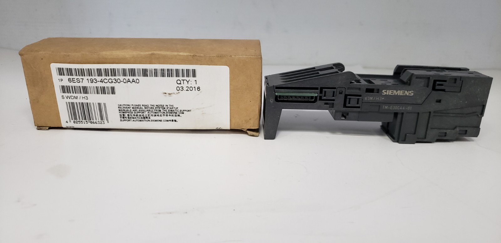 SIEMENS 6ES7 193-4CG30-0AA00 TERMINAL MODULE, SIMATIC ET200S, NIB