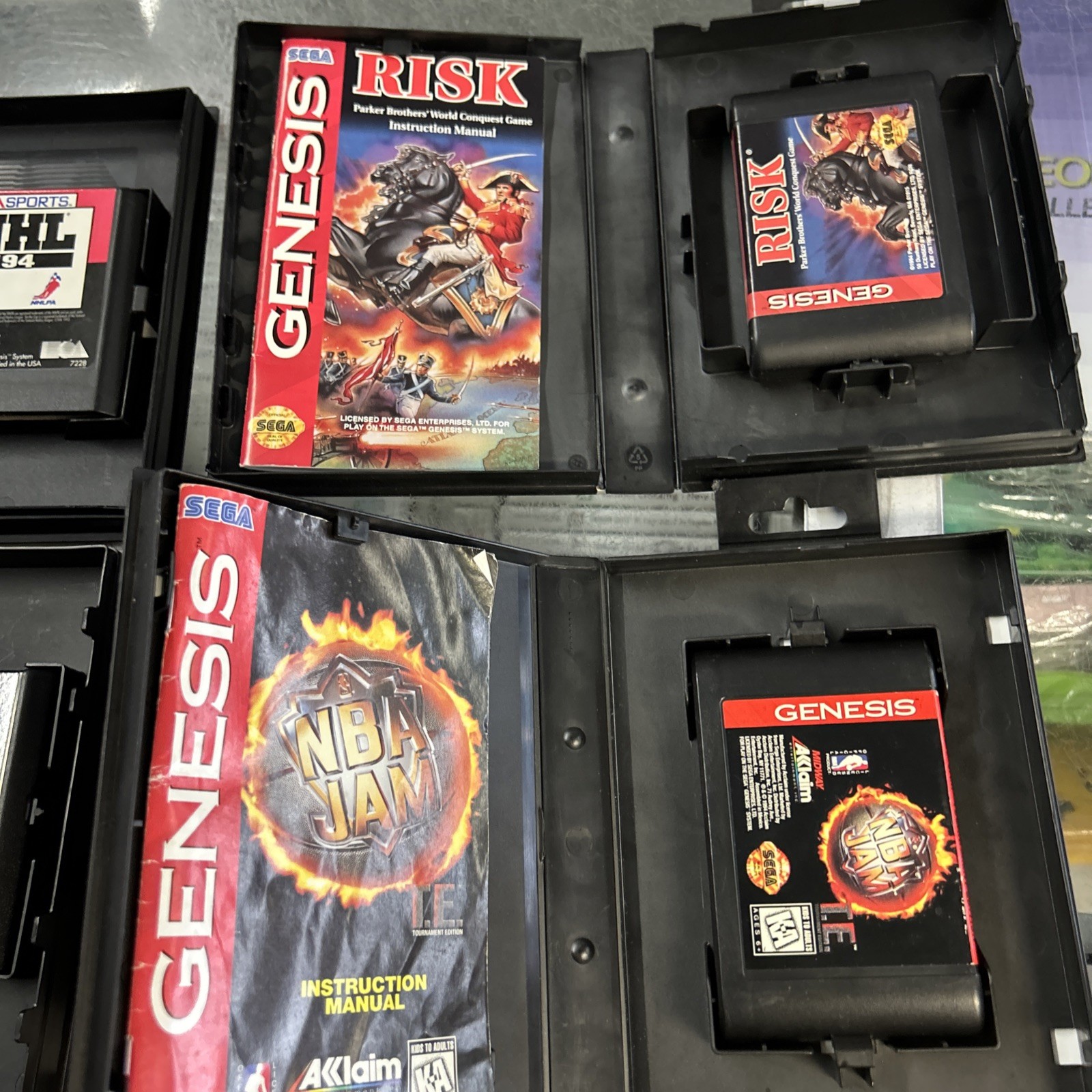 4 Sport Bundle - Sega Genesis - Authentic - Complete
