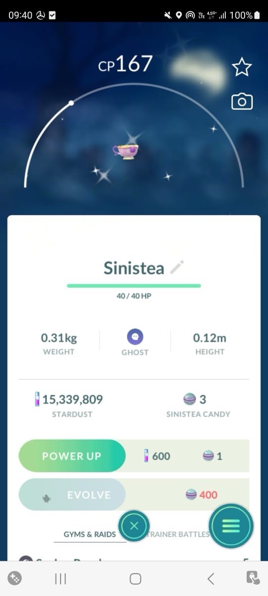 AMAZING!!! ✨ SHINY  ANTIQUE SINISTEA!!! ✨ - PKMN GO!!! - NOT REGISTERED!