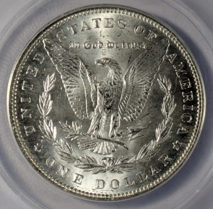 1899 Morgan Silver Dollar ANACS MS-61