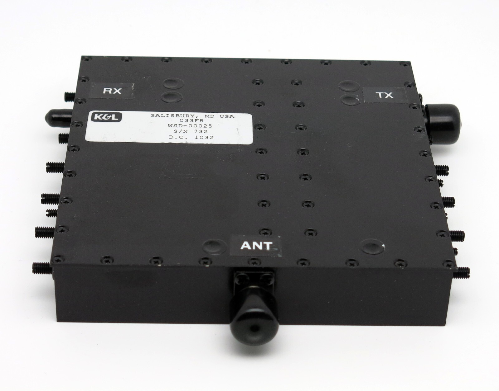 K&L WSD-00025 AMPS Fullband Duplexer (Rx 824-849 & Tx 869-894 MHz)