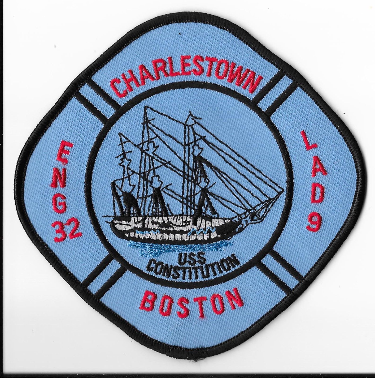 Boston Fire Department, Massachusetts Engine 32 Ladder 9 Charlestown Patch V1