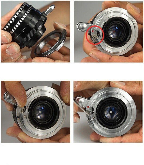Exakta Mount Lens Adapter Ring For Canon EOS EF EF-S Mount 50D Adapter EXA-EOS