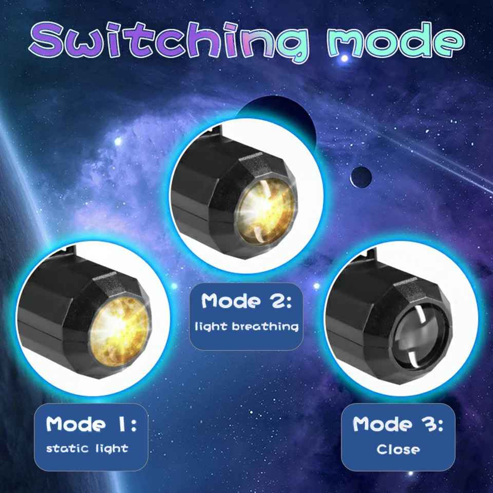 Mini LED Moonlight Projector Globe Star Galaxy Lamp
