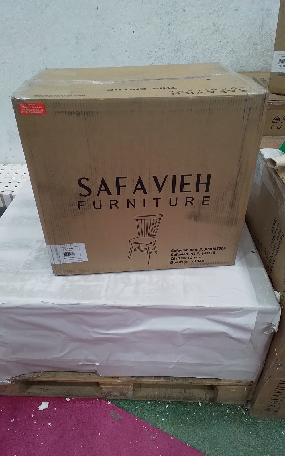 Safavieh PARKER SPINDEL SIDE CHAIR, Reduced Price 2172736138 AMH8500E