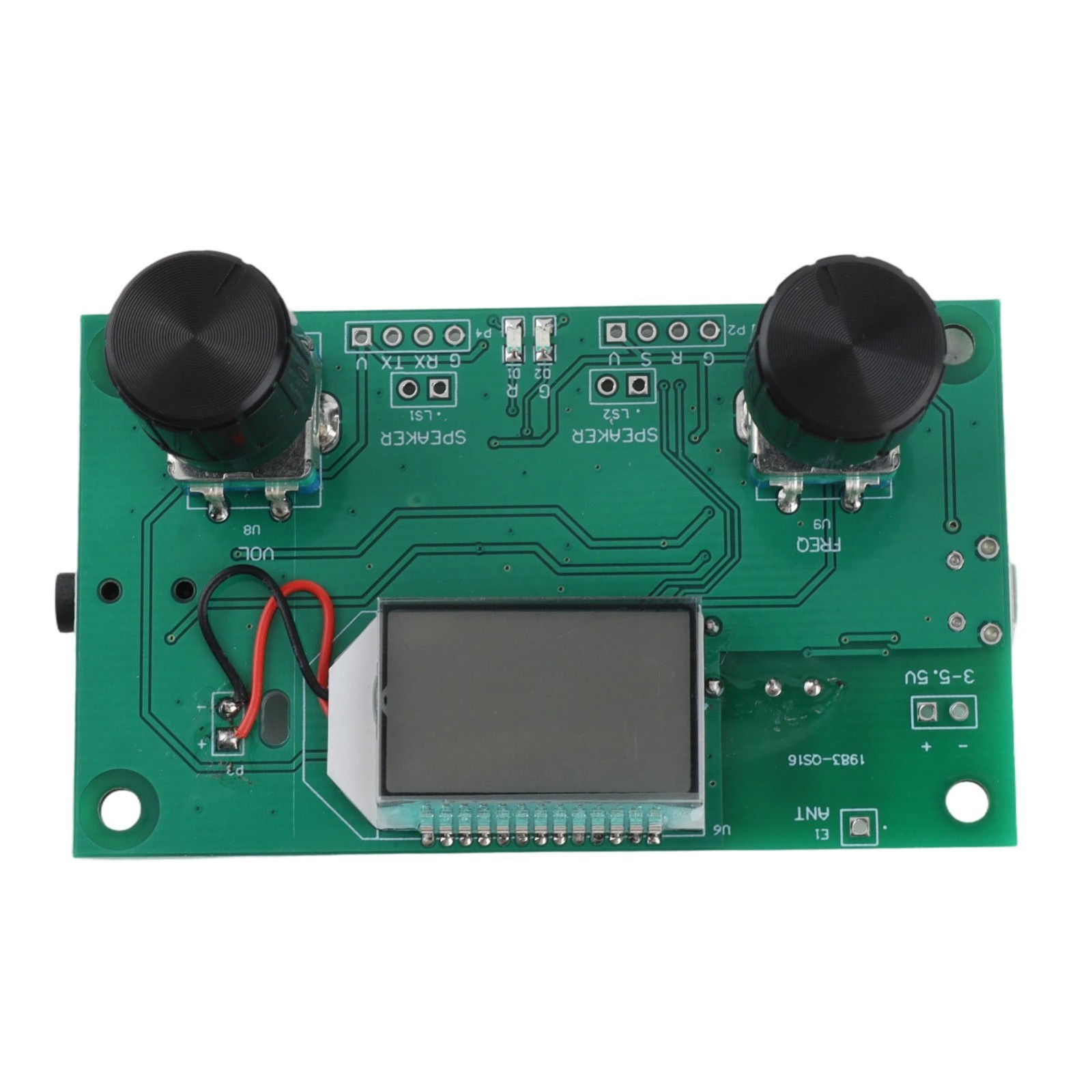 DSP & PLL Digital Stereo FM Radio Receiver 87-108MHz Support Serial Port Con CAD
