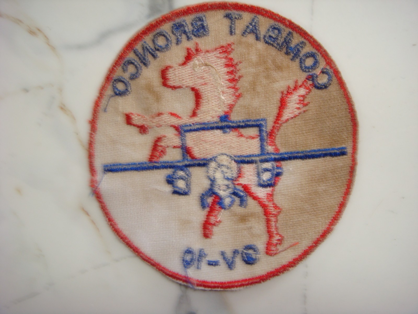 USAF AIRCRAFT OV-10 " COMBAT BRONCO " VIETNAM WAR PATCH