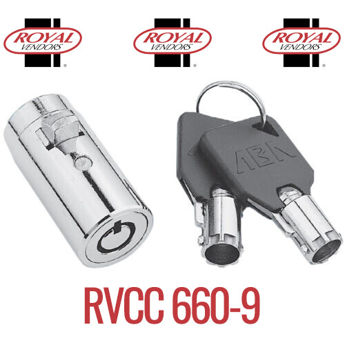 Royal Vendors 522 (RVMCE 522) Vending Machine Lock - Coke - Cold Drinks