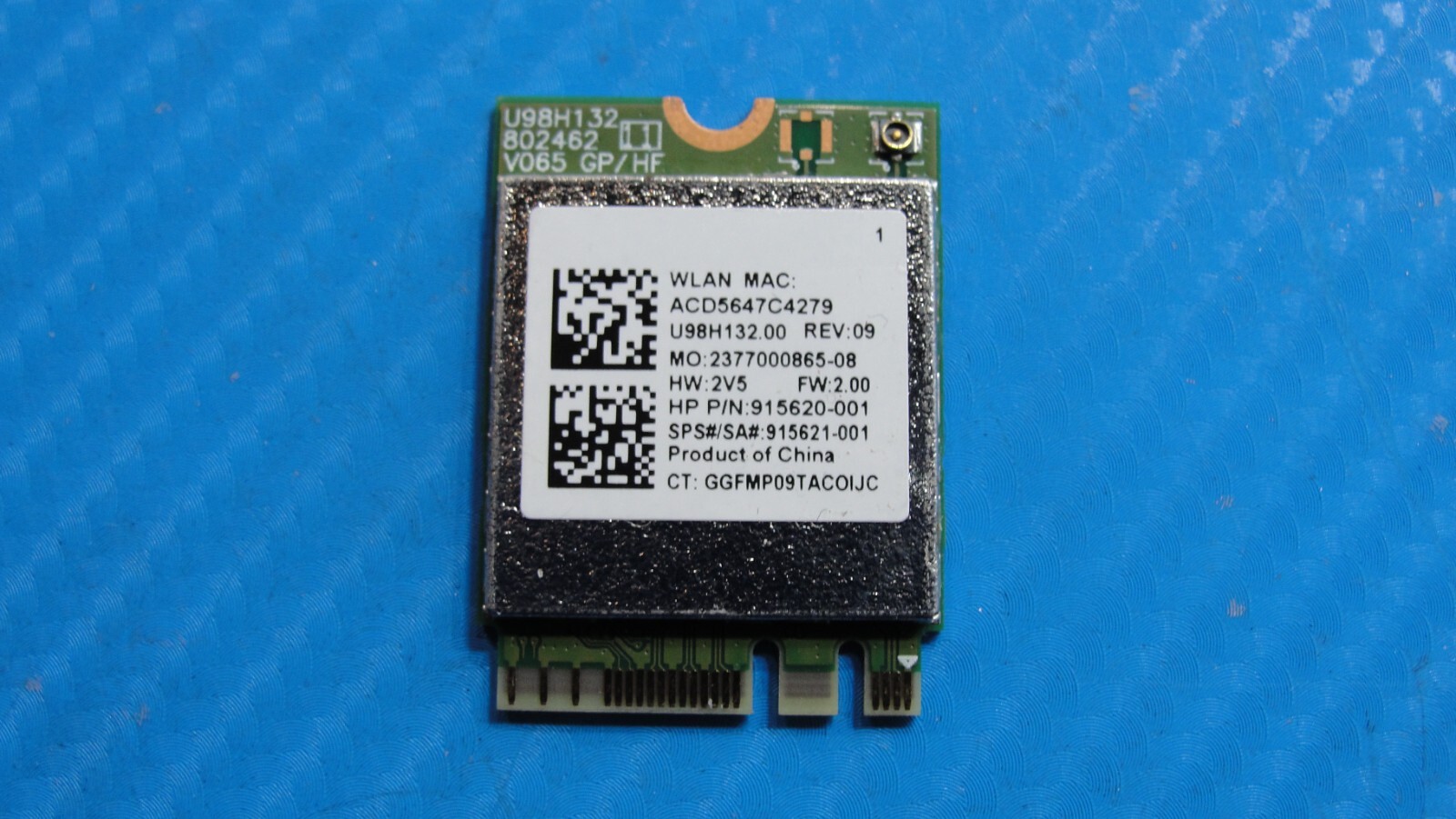 HP Pavilion 15-dq0953cl 15.6" WiFi Wireless Card RTL8821CE 915620-001 915621-001