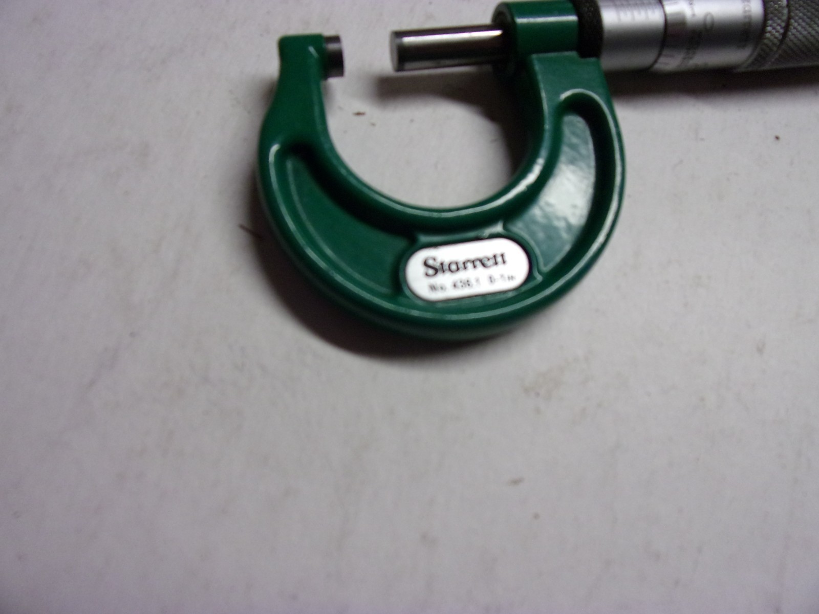 STARRETT #436.1XFL-1 Micrometer & C604R-6 Rule Package Slightly used - New