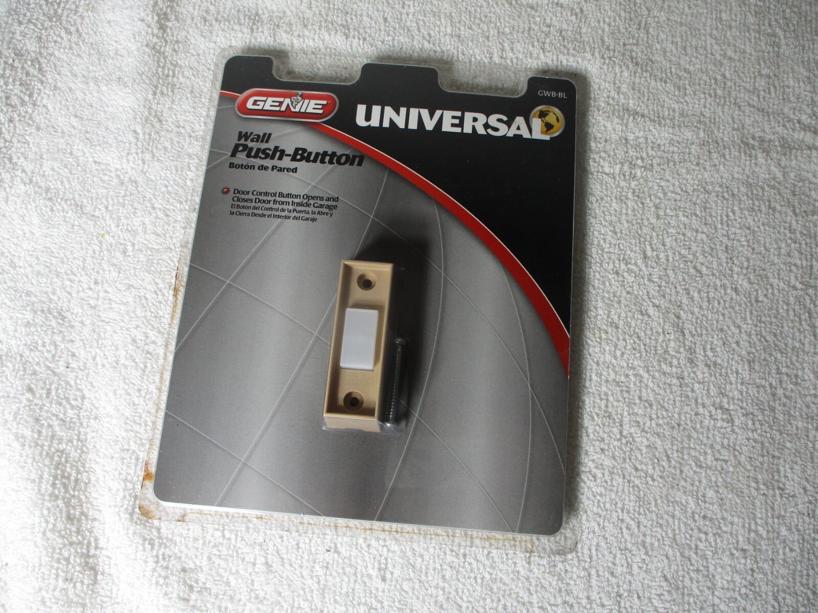 Genie Universal Wall Push-Button GWB-BL NEW SEALED 2005
