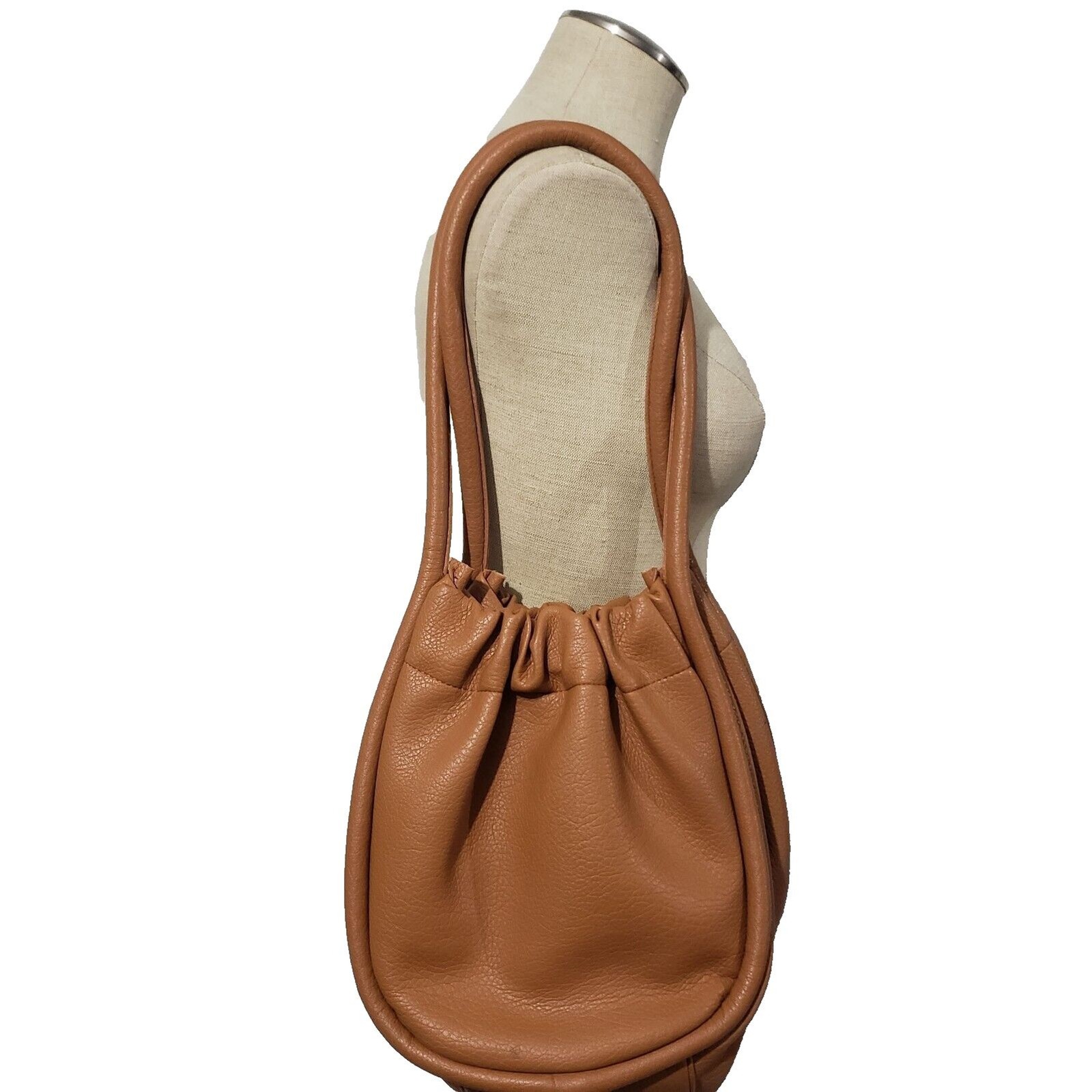 World Market Brown Vegan Leather Shoulder Bag
