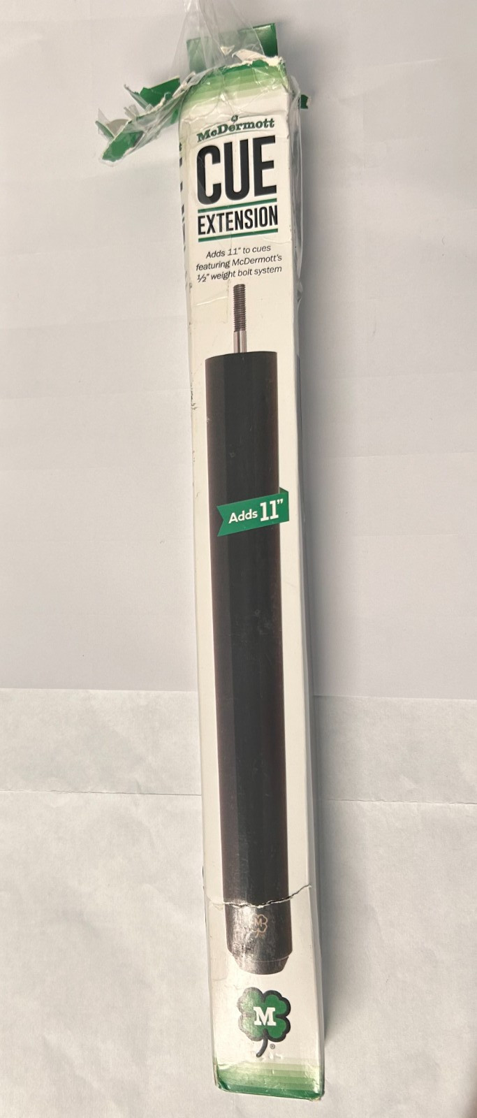 McDermott 11" Billiard Pool Cue Extension  - AUTHORIZED DEALER