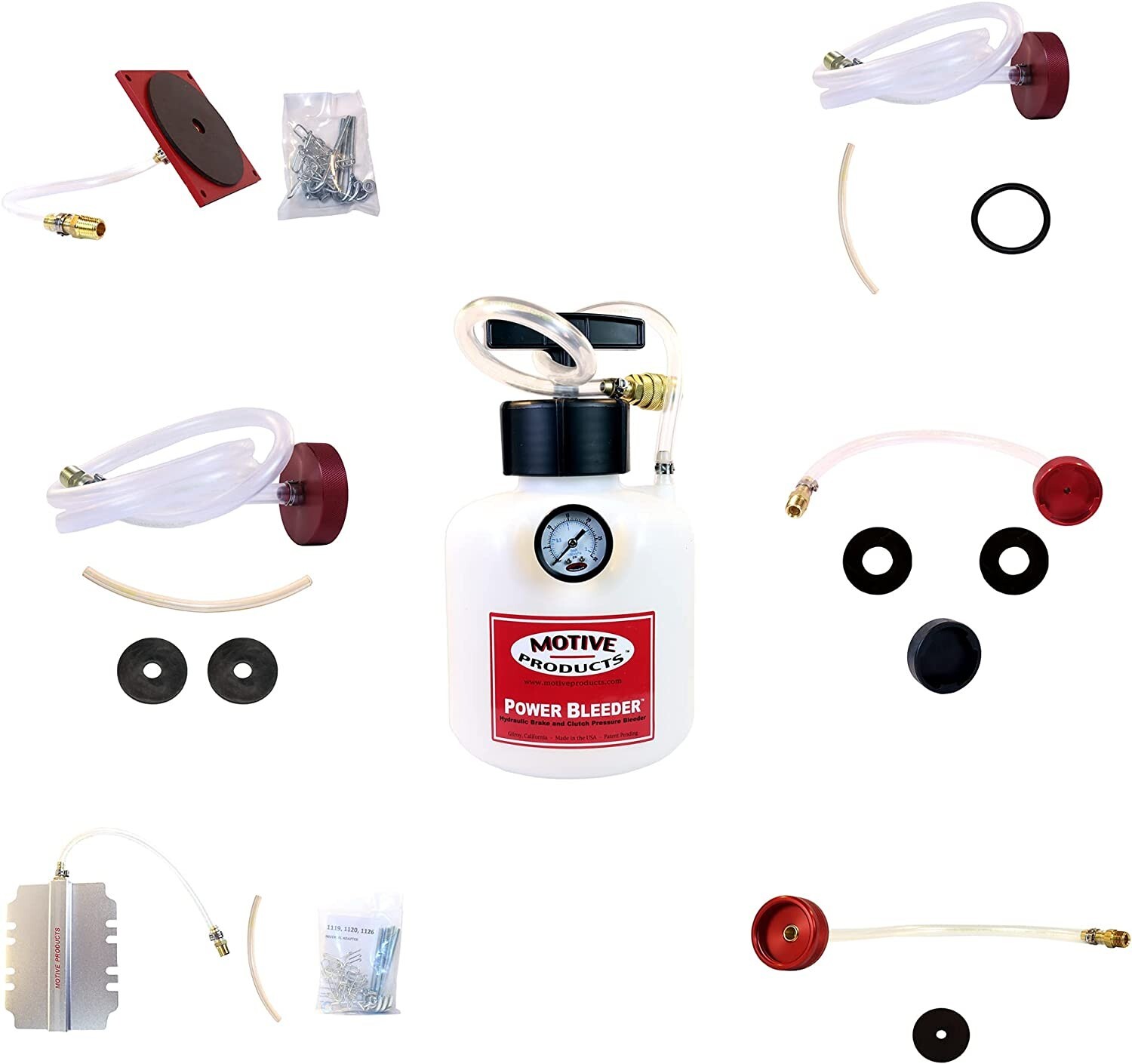 Motive Products 0290 Bleeder Kit for Most Foreign and Domestic Vehicles