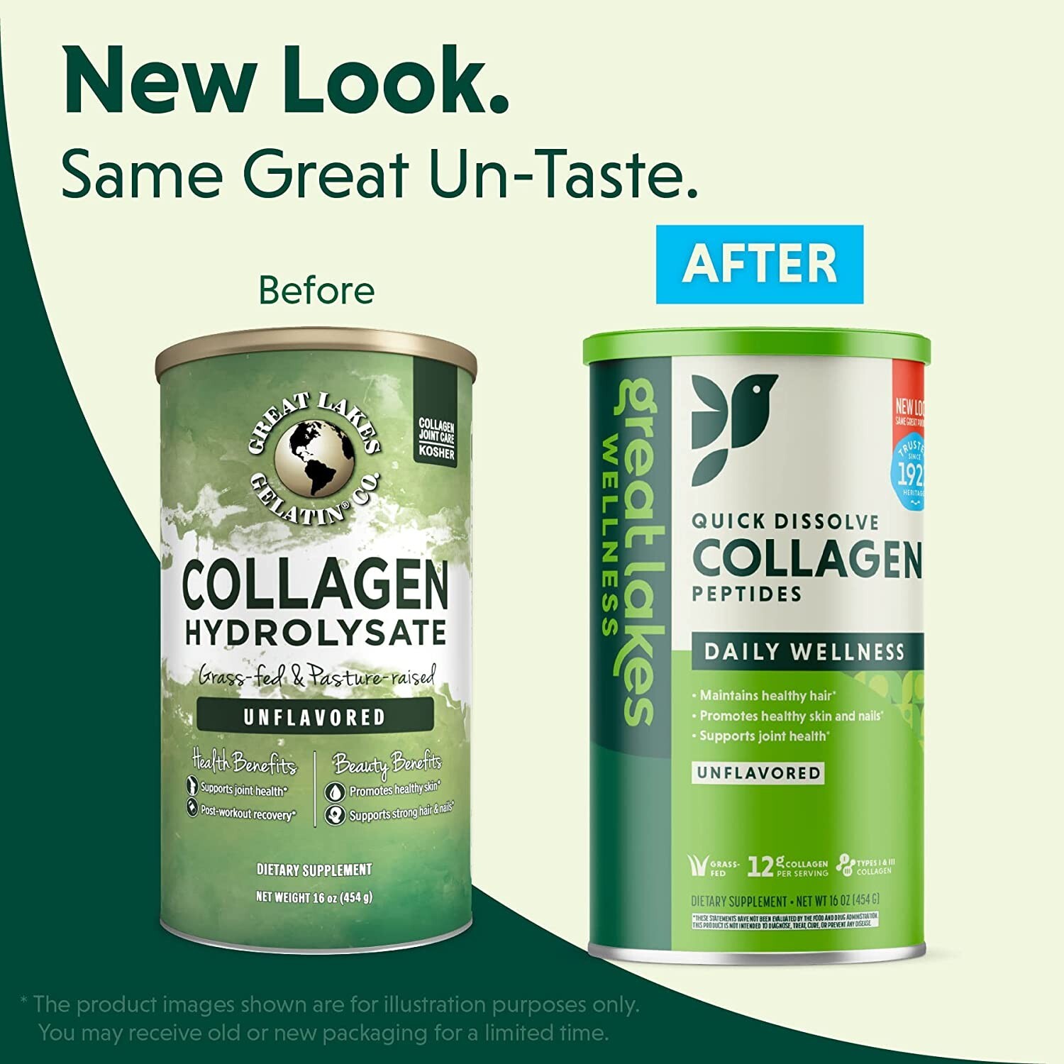 Great Lakes Collagen Hydrolysate 454gr - 3 Pack