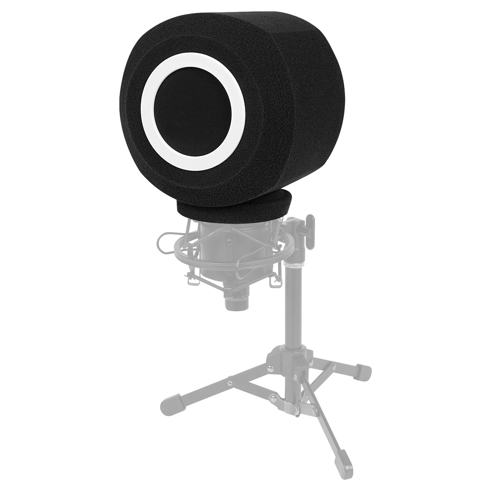 Geekria for Creators Professional Microphone Isolation Ball (Black)