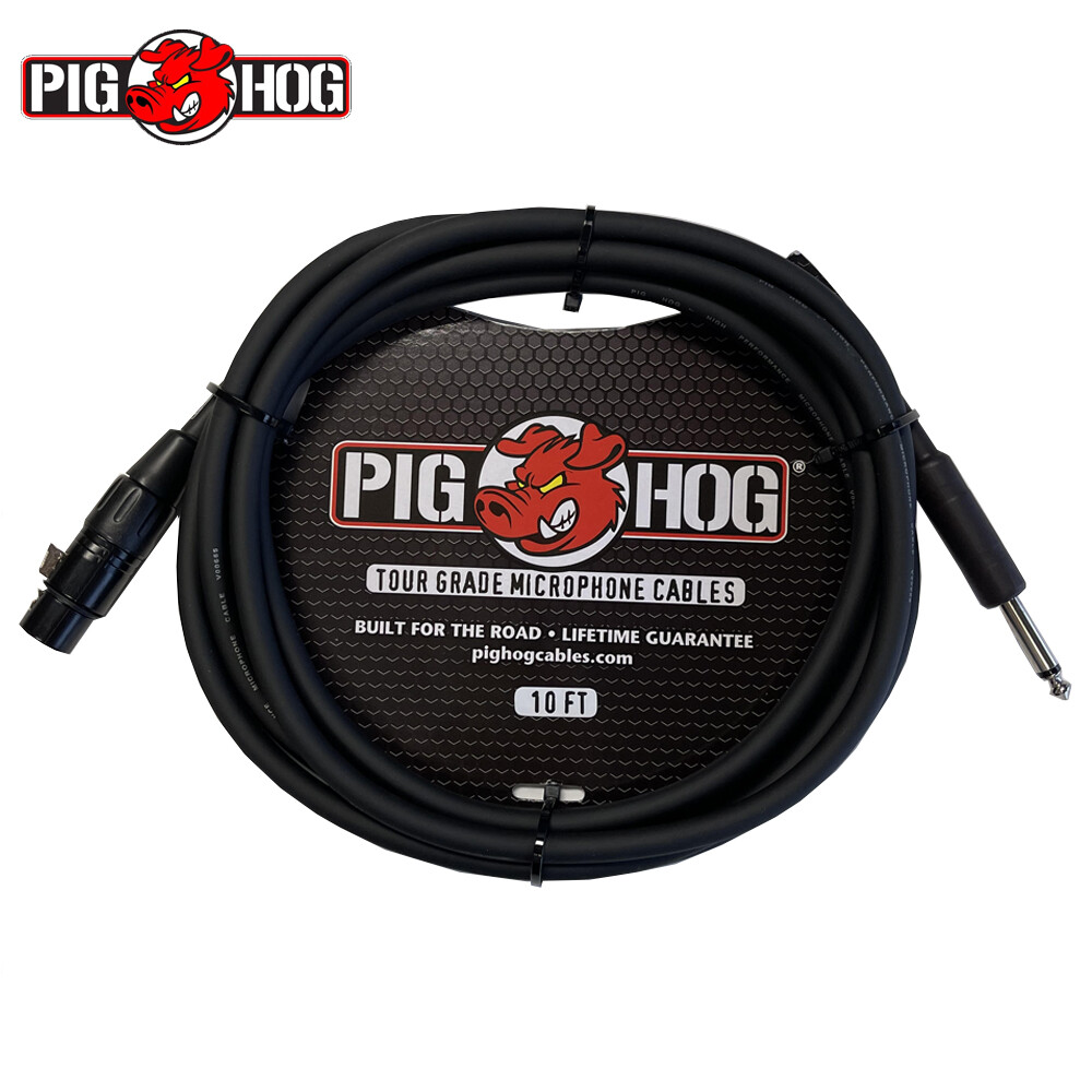 Pig Hog - PHM10Z - High Performance 8mm XLR Microphone Cable - 10 ft.
