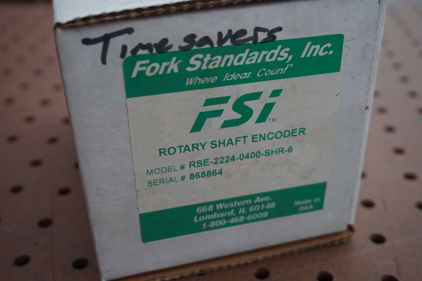 FSI RSE-2224-0400-SH R-6 ROTARY SHAFT ENCODER