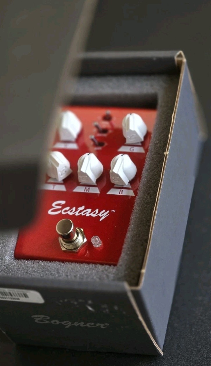 Bogner Ecstasy Distortion Analog Effects Pedal for Electric Guitar