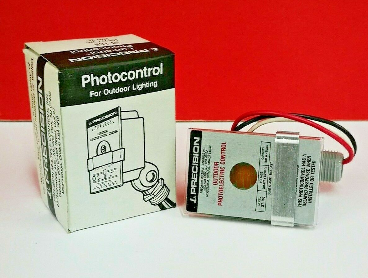 Precision PHOTO Electric CONTROL Outdoor Lighting 208-277V 1800VA NEW ST-168