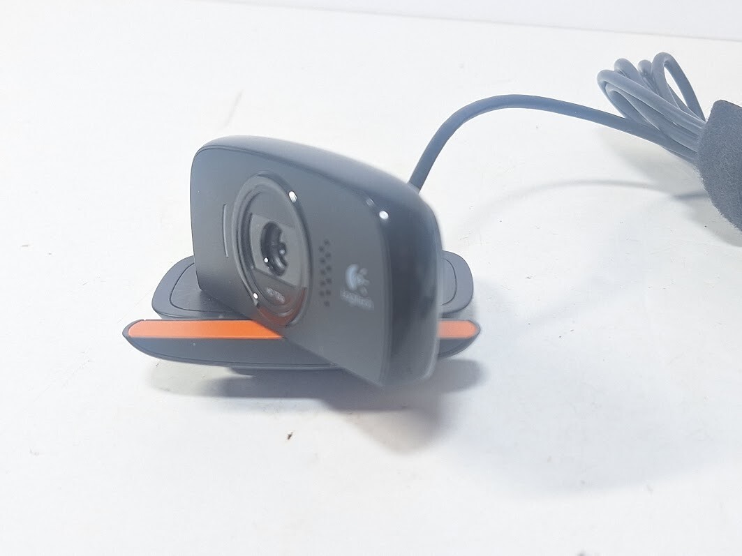 Logitech V-U0016 Webcam C510 Portable Camera 720p HD Clip Stand 360 Rotated