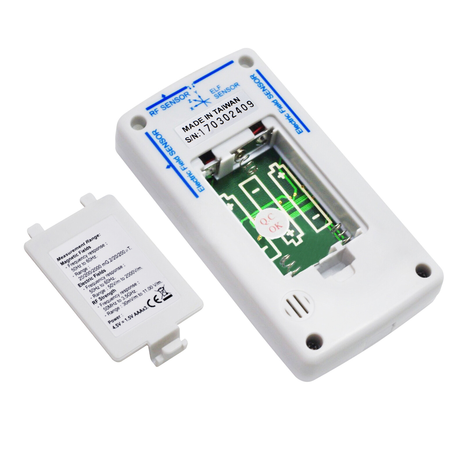 Professional Multi-Field EMF Detector Meter Electromagnetic Radiation 3-in-1